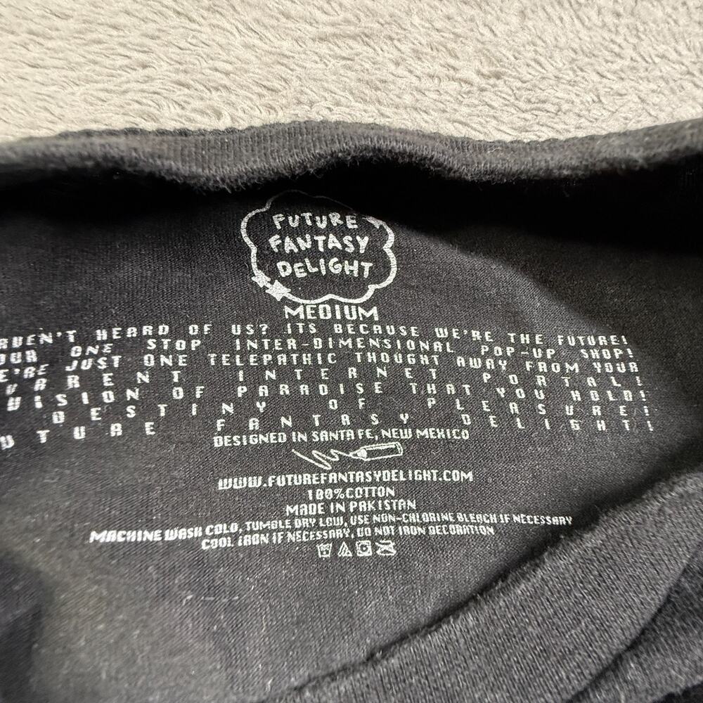 Cybercity Taqueria Graphic Tee Anime Shirt Future Fantasy Delight M Slim - Picture 3 of 6
